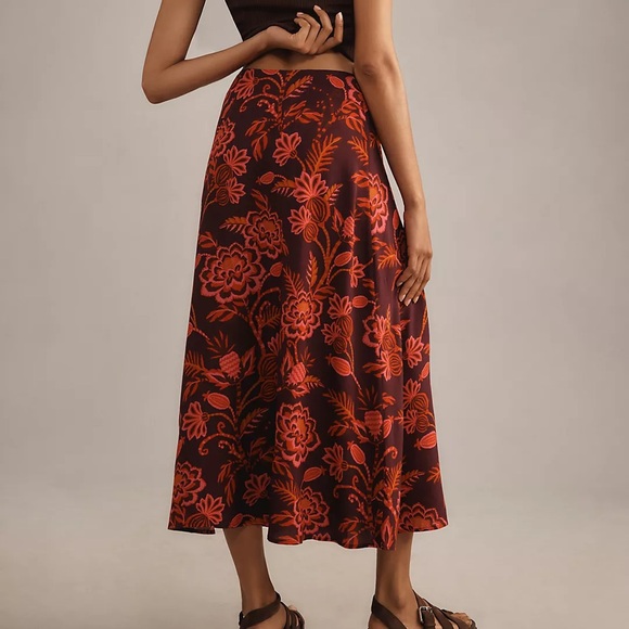 Farm Rio • Anthropologie floral midi skirt Size XS - Picture 4 of 8